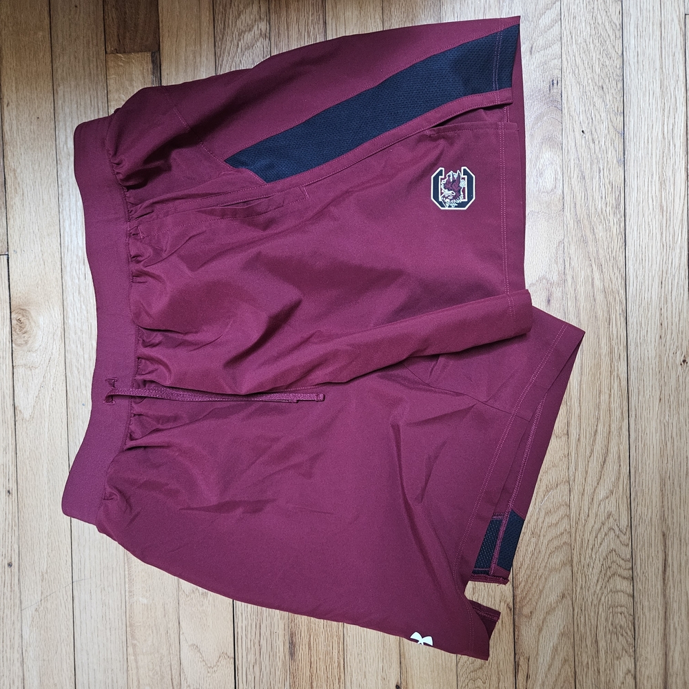 Under Armour Burgundy Athletic Shorts